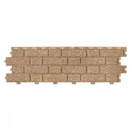 Сайдинг виниловый Tecos Кэмел Brick Work 1140х350мм 0,399м2