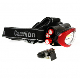 Фонарь налобный Camelion LED5382 COB, 4 режима, 3XLR03 13366