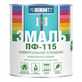 Эмаль Proremontt ПФ-115 красная 0,9кг