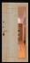 Дверь металлическая С4 ДИПЛОМАТ Абстракция 2 орех премиум/Абстракция 3 ясень горный 2060x980мм левая