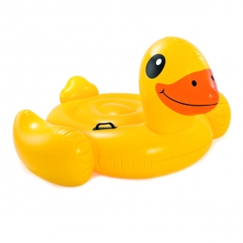 Игрушка надувная Yellow Duck для плавания верхом 147х147х81см Intex 57556