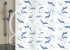 Шторка для ванной Vilina Дельфины голубые полиэстер 1800х1800мм