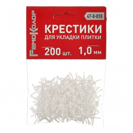 Крестики для кафельной плитки 1мм 200шт 47-0-010