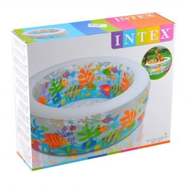 Бассейн Intex "Аквариум" 3 кольца 152x56см 58480