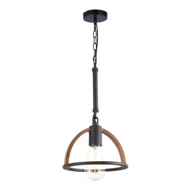 Люстра подвес Toplight Loft Jasmin 1хЕ27 TL1179H-01BK