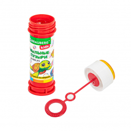 Мыльные пузыри BRAUBERG KIDS 60мл, с игрушкой на крышке 665453