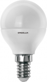 Лампа светодиодная Ergolux Шар 7Вт E14 3000K LED-G45-7W-E14-3K