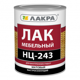 Лак мебельный НЦ-243 матовый Лакра 0,7кг