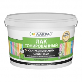 Лак тонированный Лакра дуб 2,5кг