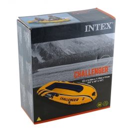 Лодка Intex надувая Challenger-2, 2-х местная, до 200кг 236х114х41см 68366