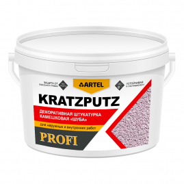 Штукатурка декоративная камешковая Artel Kratzputz Profi Шуба 15кг