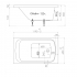 Ванна акриловая Triton Гамма 1200х700мм без ножек, без сифона, без панели