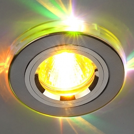 Точечный светильник 2060/2 мульти Подсветка (SL/7-LED) SC, хромированный