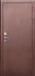 Дверь металлическая Гарда 1512 венге, левая 960мм