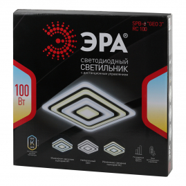 Люстра Эра светодиодная SPB-6 GEO 3 RC100 100Вт 3400-5500К с пультом ДУ