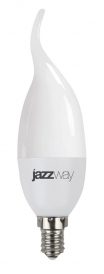 Лампа Jazzway PLED-SP CA37 7w 2700K 530Lm E14 230V