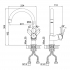 Смеситель для кухни с высоким изливом D&K Rhein Marx DA1392401