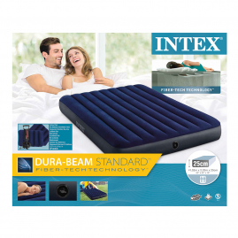 Матрас-кровать 203х152х25см Dura-Beam Classic Downy +3 аксессуара Intex 64765