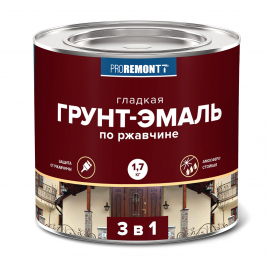 Грунт-эмаль 3в1 Proremontt белая 1,7кг