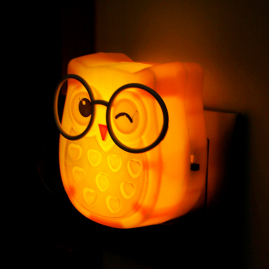 Ночник Camelion NL-237 светодиодный с выключателем сова 220В 13812