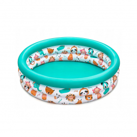 Бассейн надувной 102х25см Safari Pals Kiddie, круглый Bestway 51008, 810-221