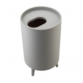 Ведро для мусора Swensa NOOR 5л круглое, серый, пластик SWP-2403-GRY-06