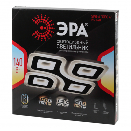 Люстра Эра светодиодная SPB-6 GEO 4 RC 140 140Вт 3400-5500К с пультом ДУ